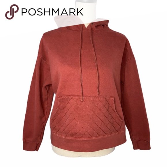 Wild Fable Rust Hooded Sweatshirt